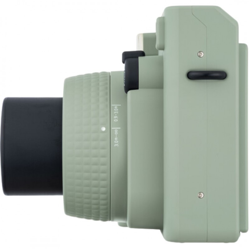Custodia In Pelle Per Fotocamera Fujifilm Instax Wide 400 Con Tracolla - Verde Salvia